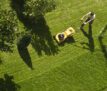Using lawn mower